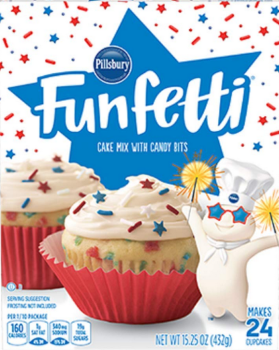 MHD!  PILLSBURY 'Funfetti' Cake Mix with Candy Bites 432 gr